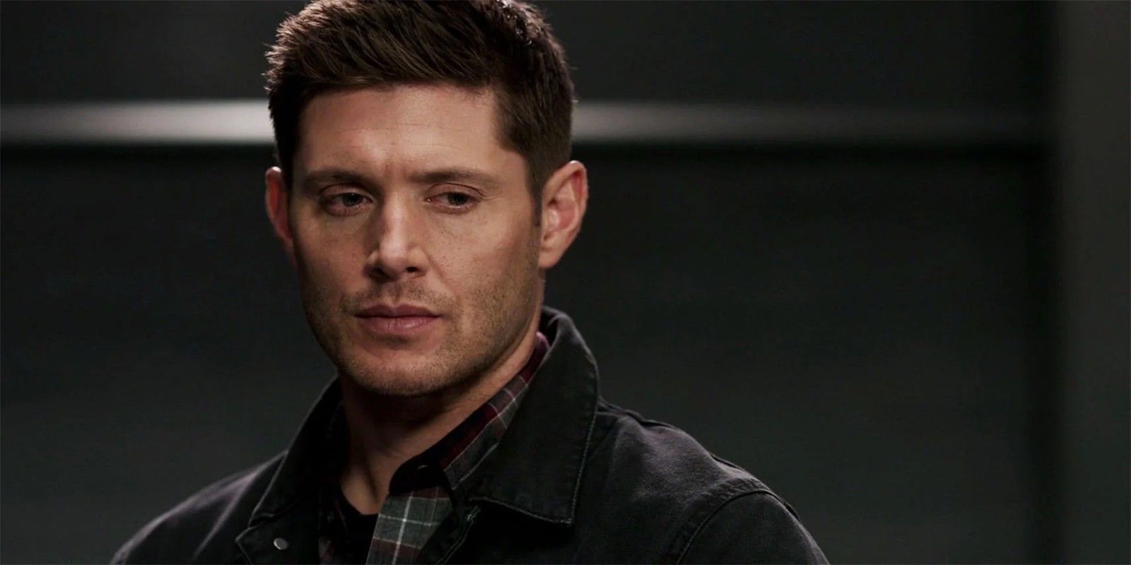 Dean Winchester looking troubled