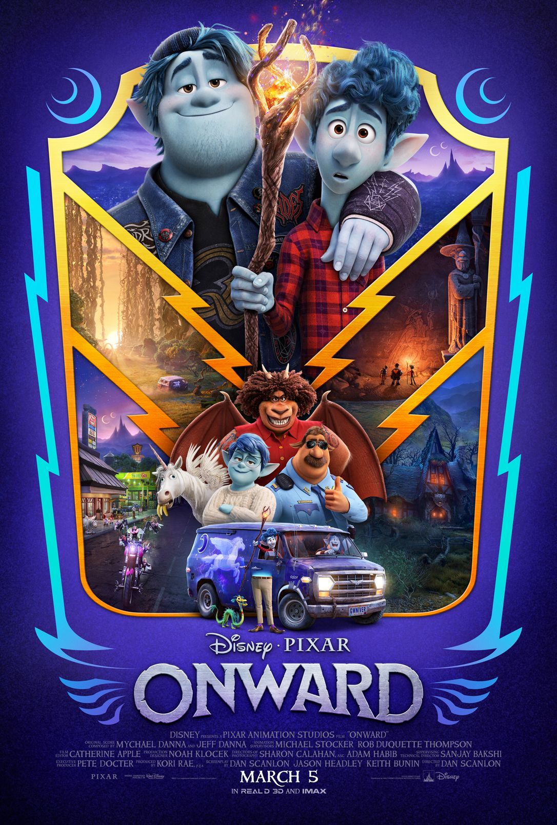 Disney Pixar Onward Official Poster