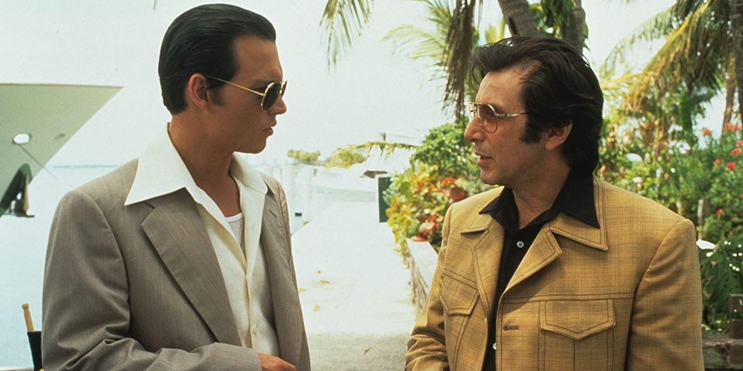 Johnny and Lefty talking in Donnie Brasco