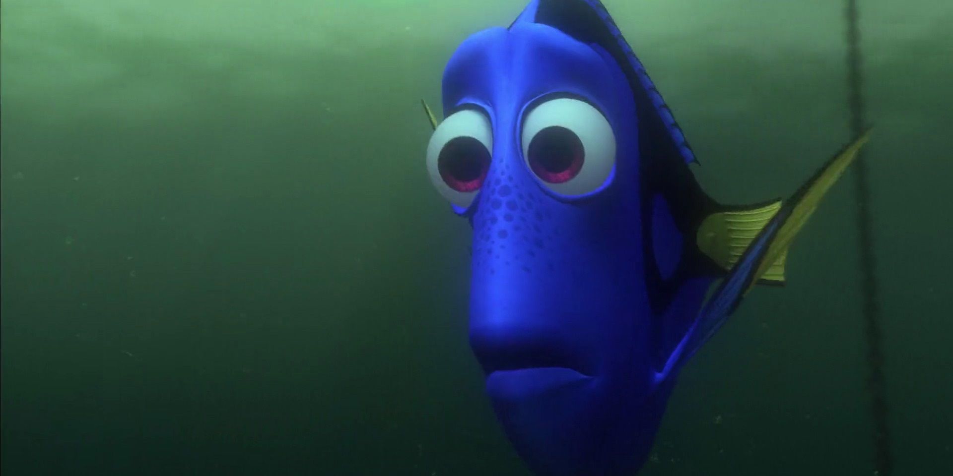 Dory looking sad in Finding Nemo