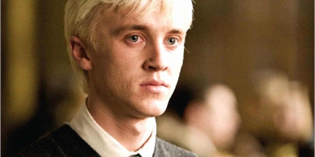 Draco Malfoy looking scornful