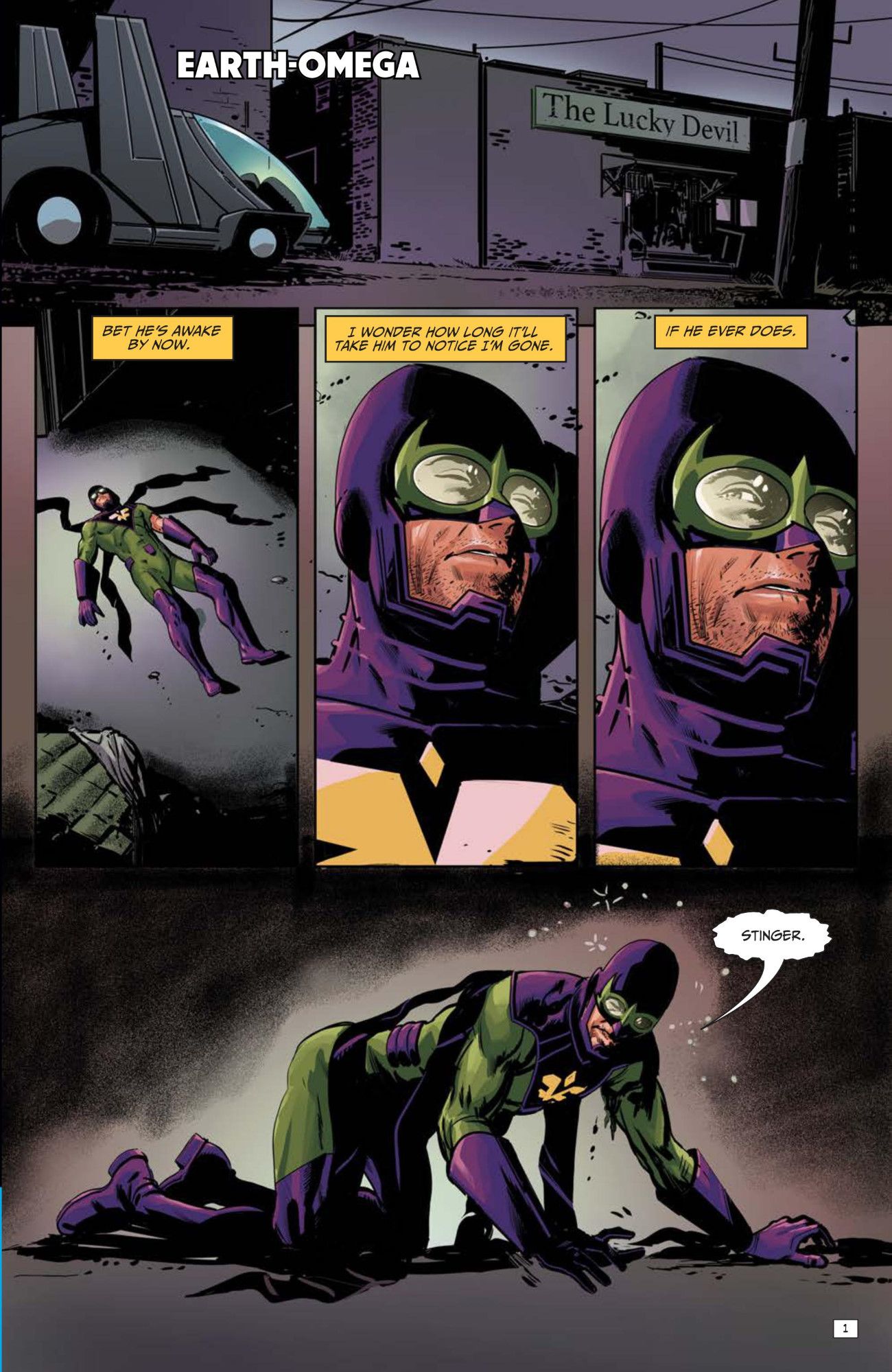 Dragonfly Dragonflyman Comic Preview 1
