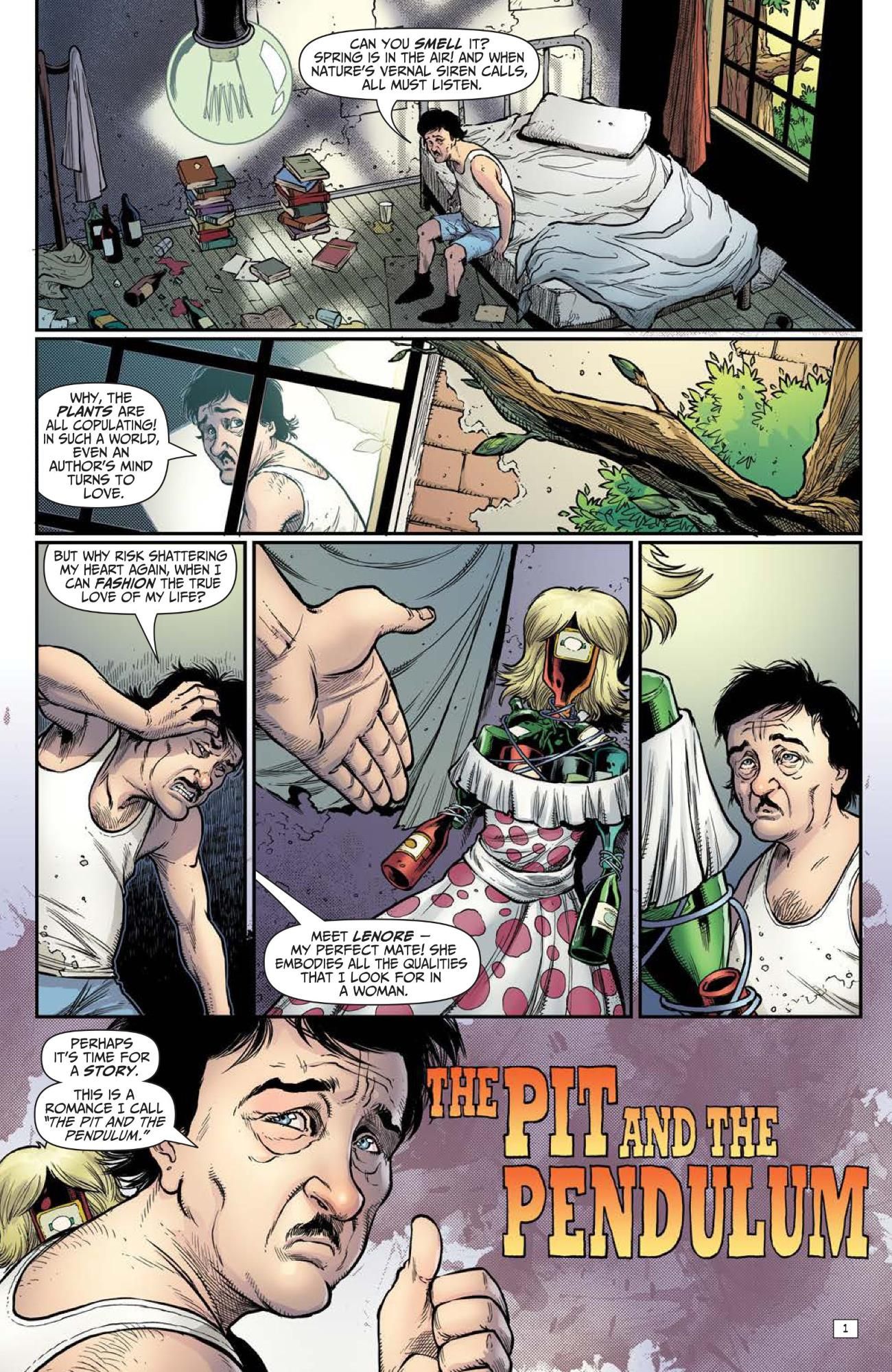 Edgar Allan Poe Snifter Terror Comic Preview 1