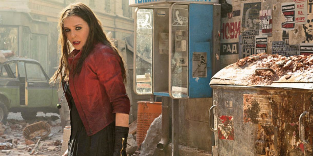 Elizabeth Olsen (Wanda Maximoff) In a still from Avengers Age Of Ultron