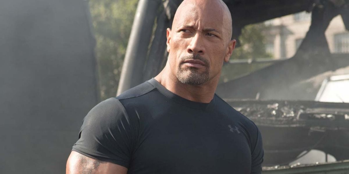 Dwayne Johnson as Luke Hobbs in Fast and Furious 6