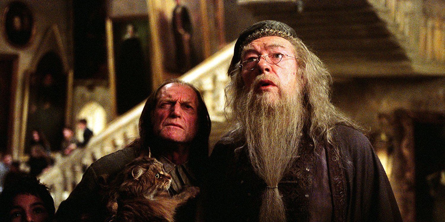 Filch and Dumbledore