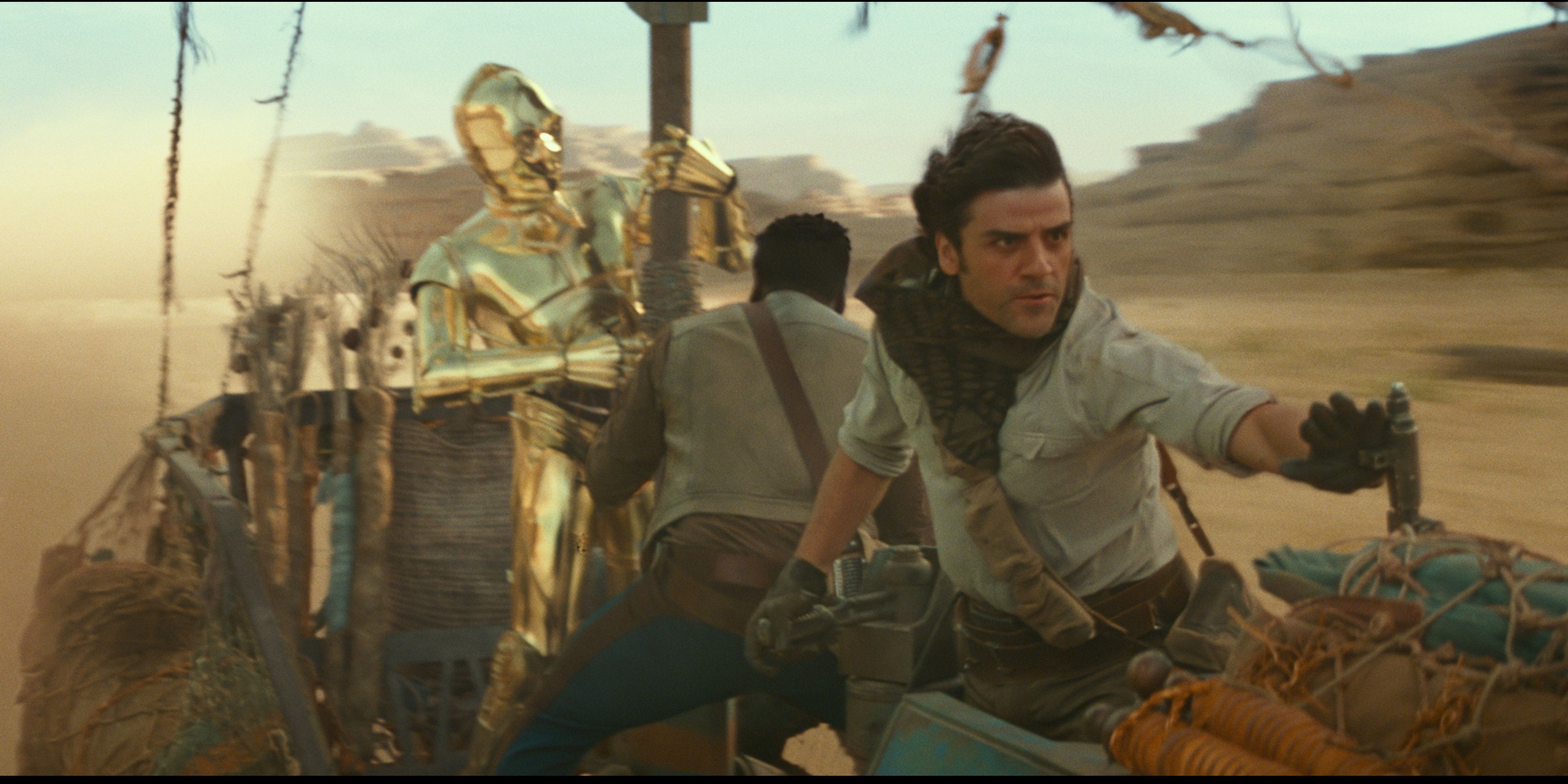 Finn Poe C-3PO Cropped
