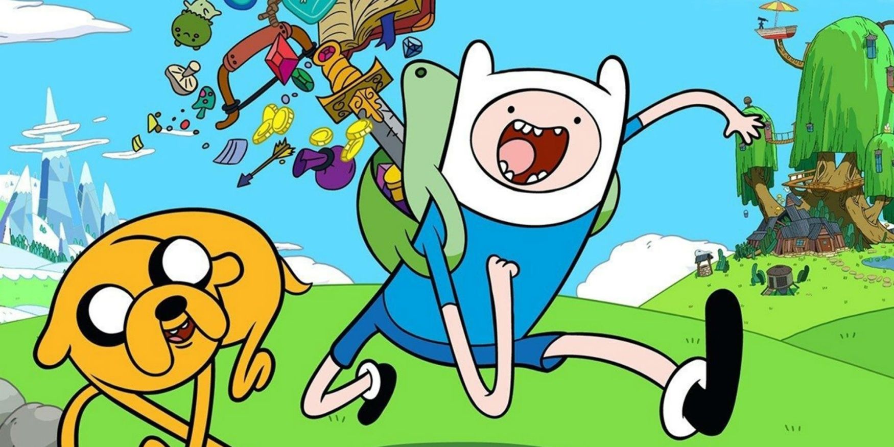 Finn and Jake in Adventure Time