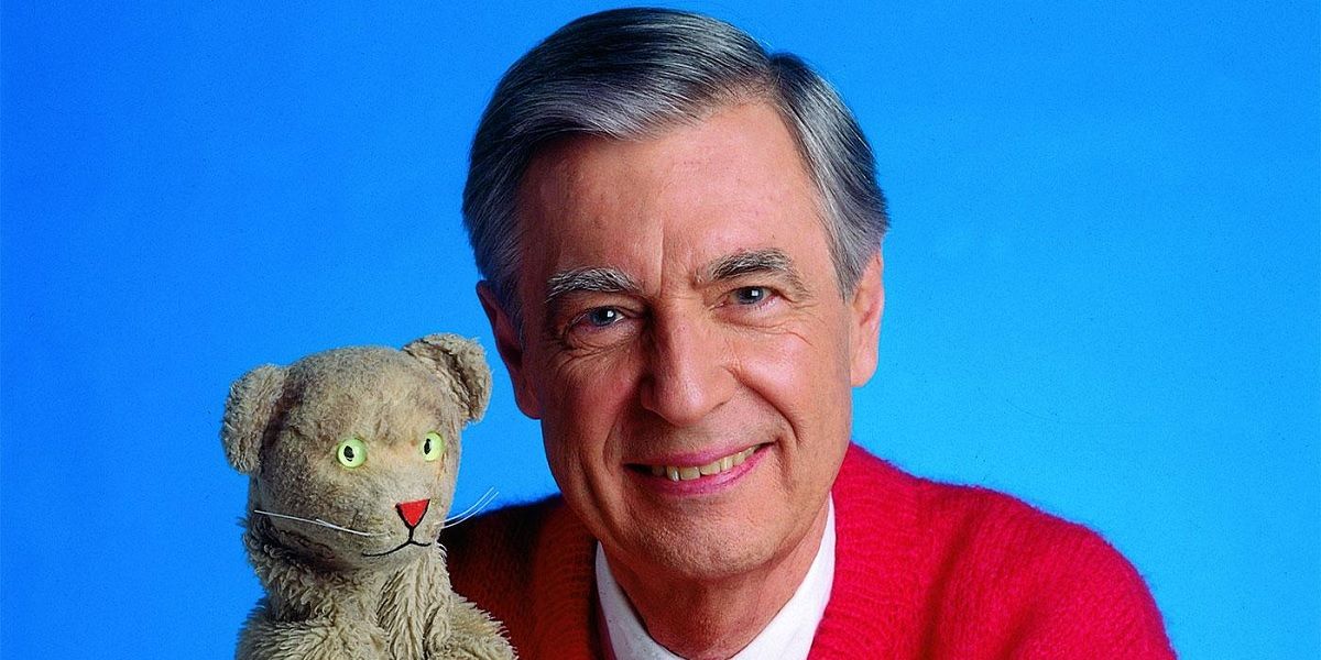 Fred Rogers and Daniel Striped Tiger in Mister Rogers Neighborhood