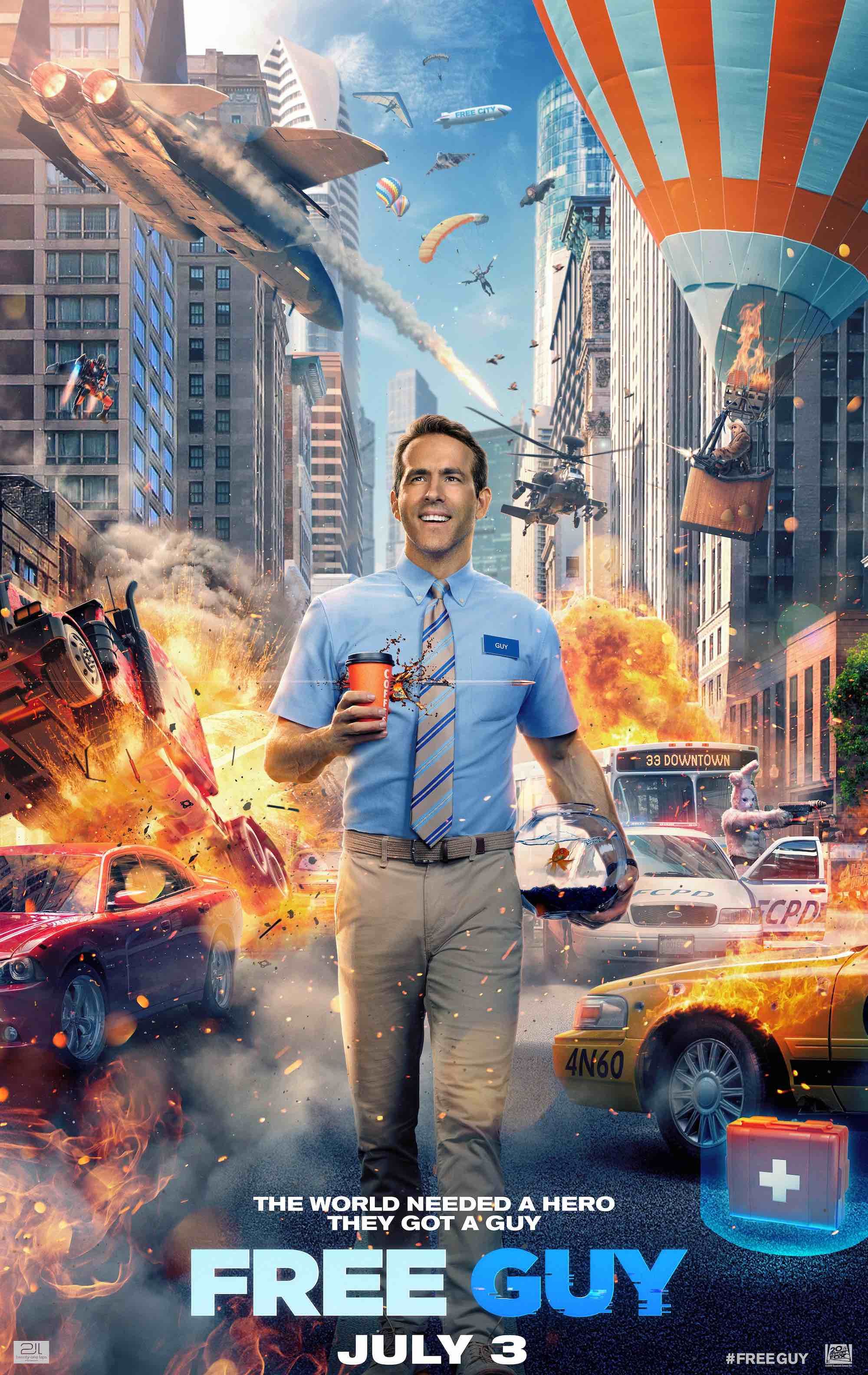 Free Guy Movie Poster