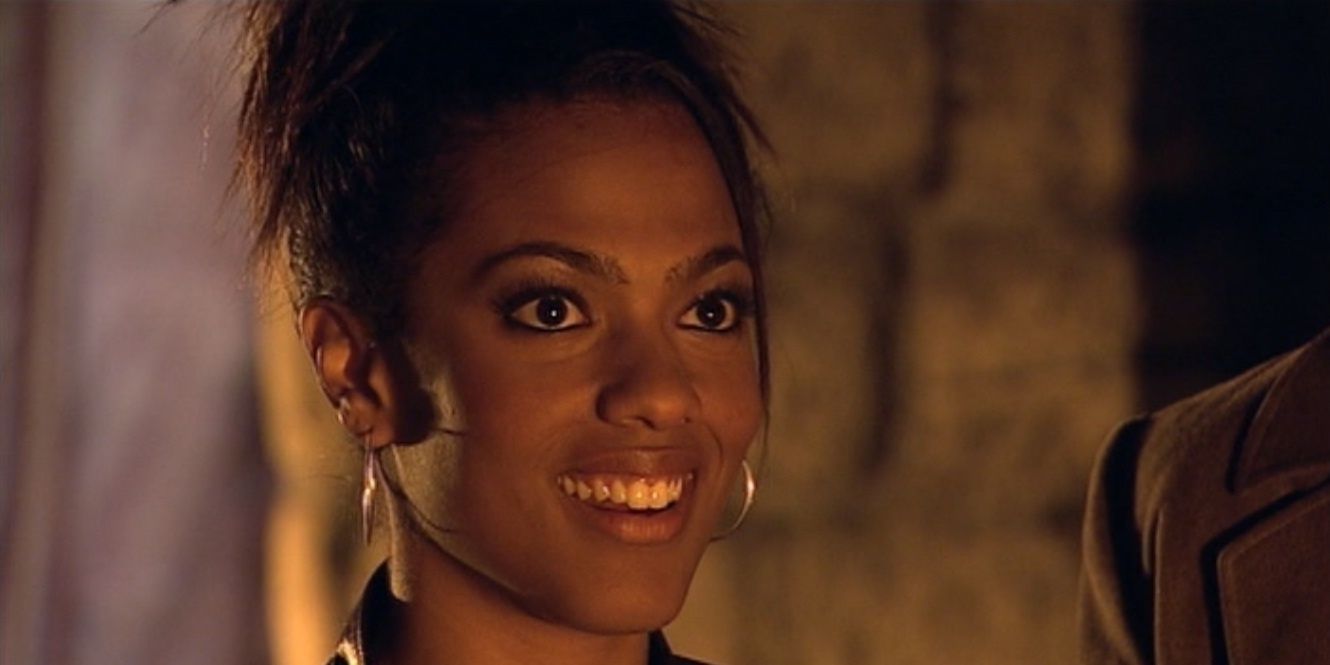 Martha smiling widely in Doctor Who.