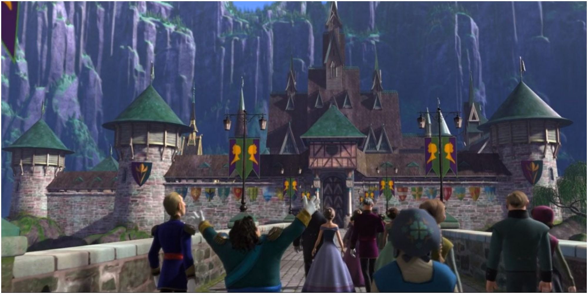 The Kingdom of Arendelle as seen in Frozen 2