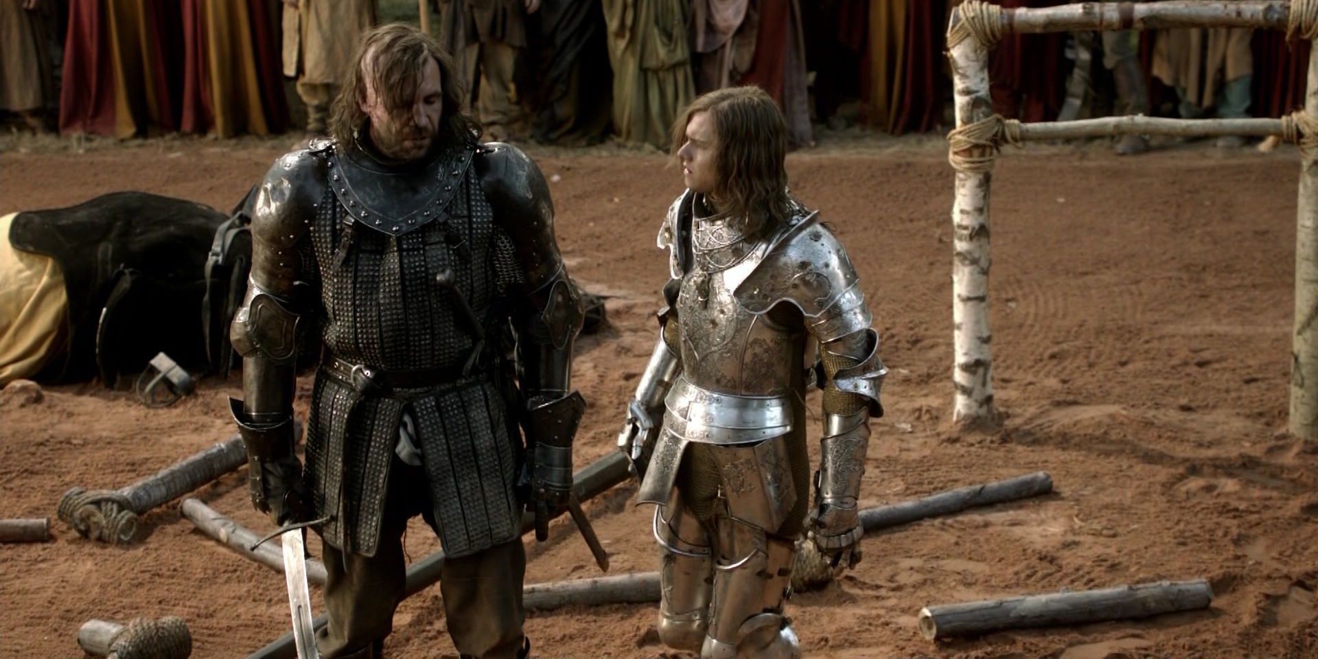 The Hound and Loras after the tourney