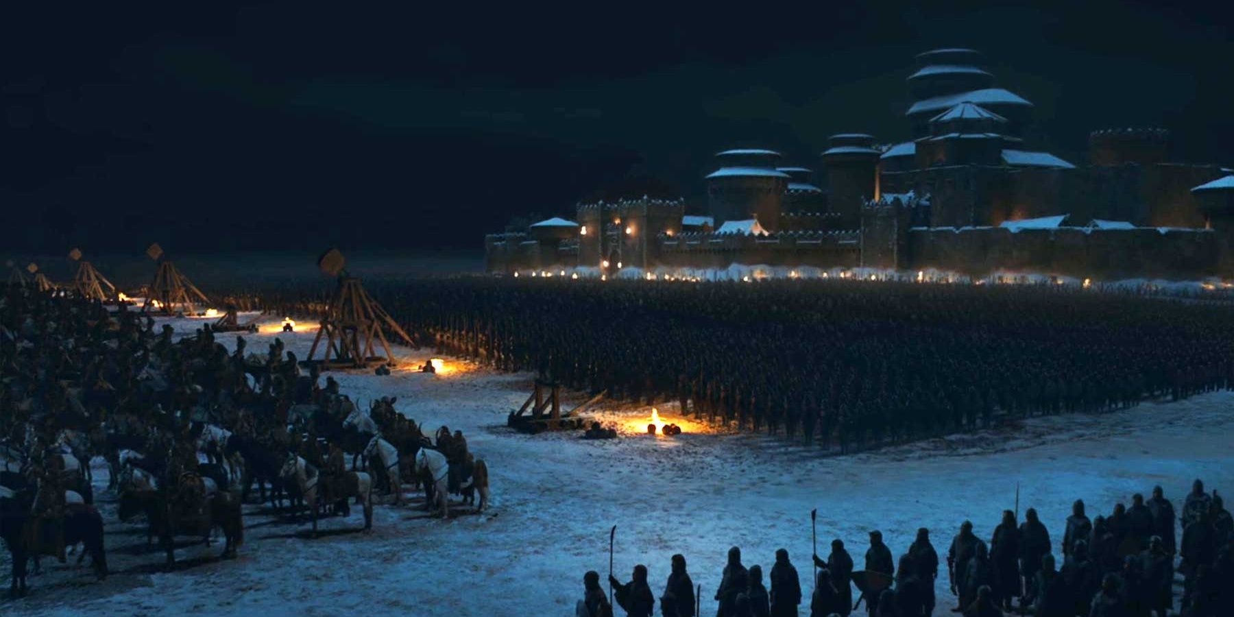 A batalha de Winterfell em Game of Thrones