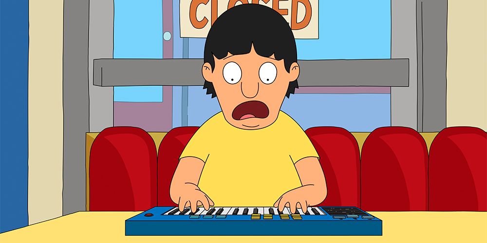 Gene toca piano no Bob's Burgers 