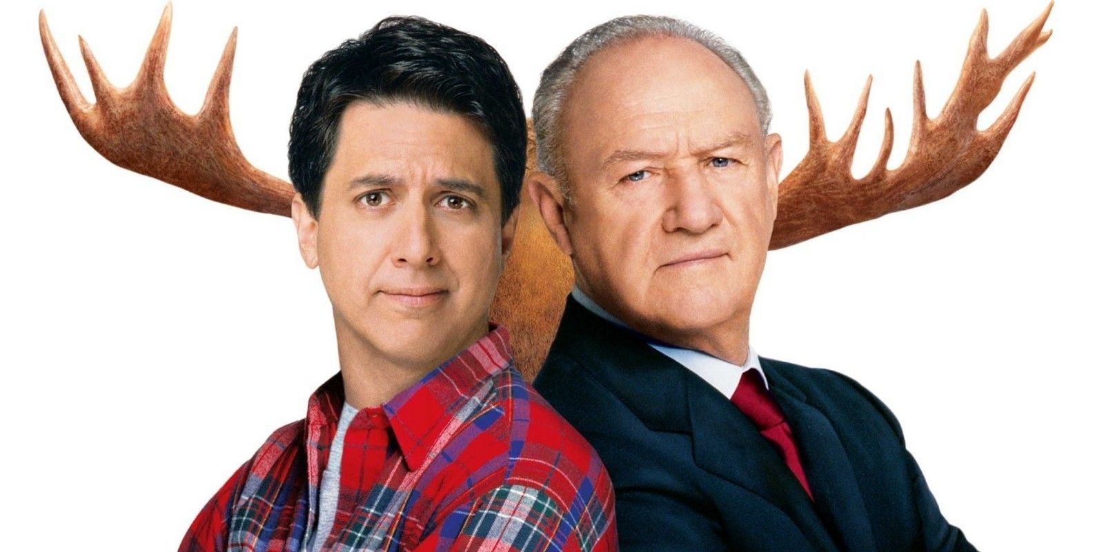 Ray Romano and Gene Hackman in a poster for Welcome to Mooseport