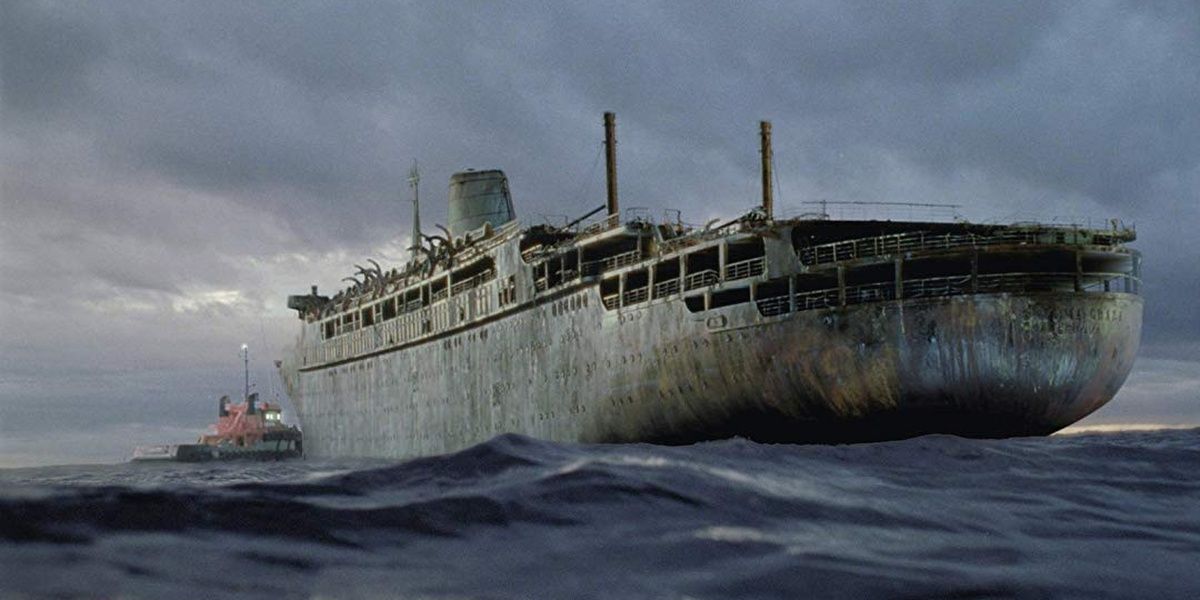 a cruise liner appears for the first time since 1962 in Ghost Ship