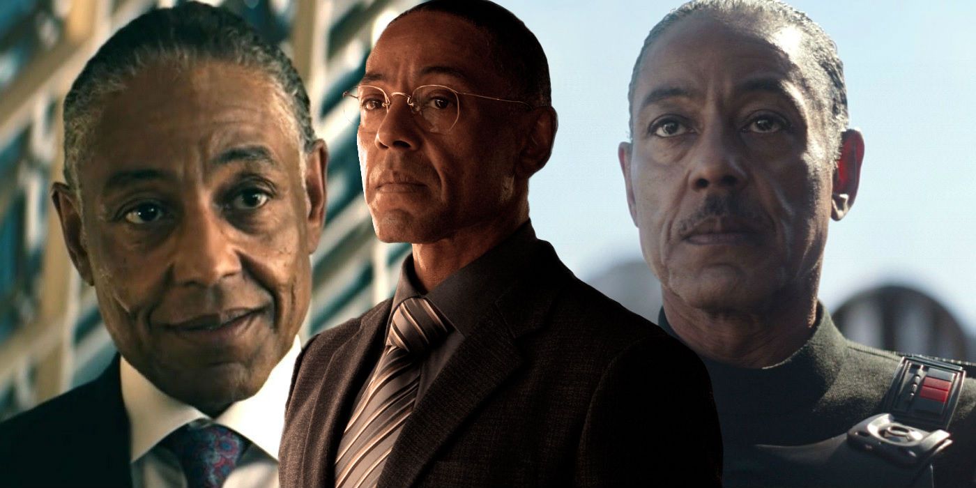 Giancarlo Esposito as Edgar in The Boys, Gus Fring in Breaking Bad Better Call Saul and Moff Gideon in The Mandalorian