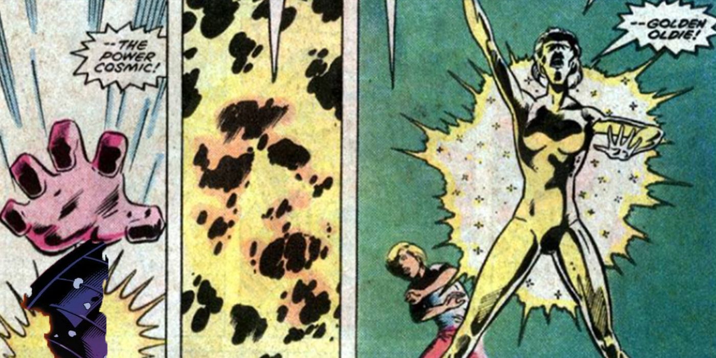 Aunt May becomes one of the heralds of Galactus in the comics