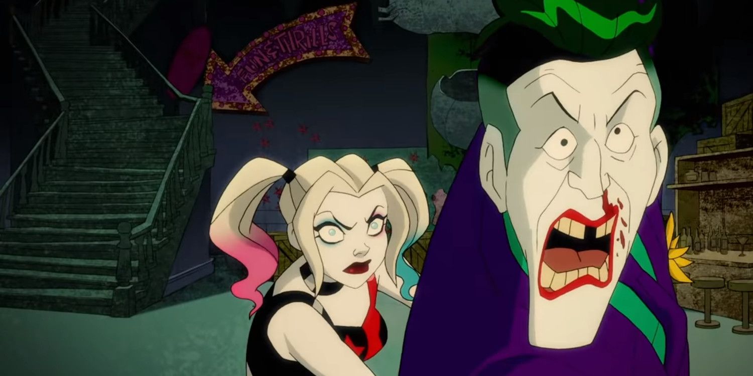 Harley Quinn Show Harley Quinn Hits The Joker With A Bat
