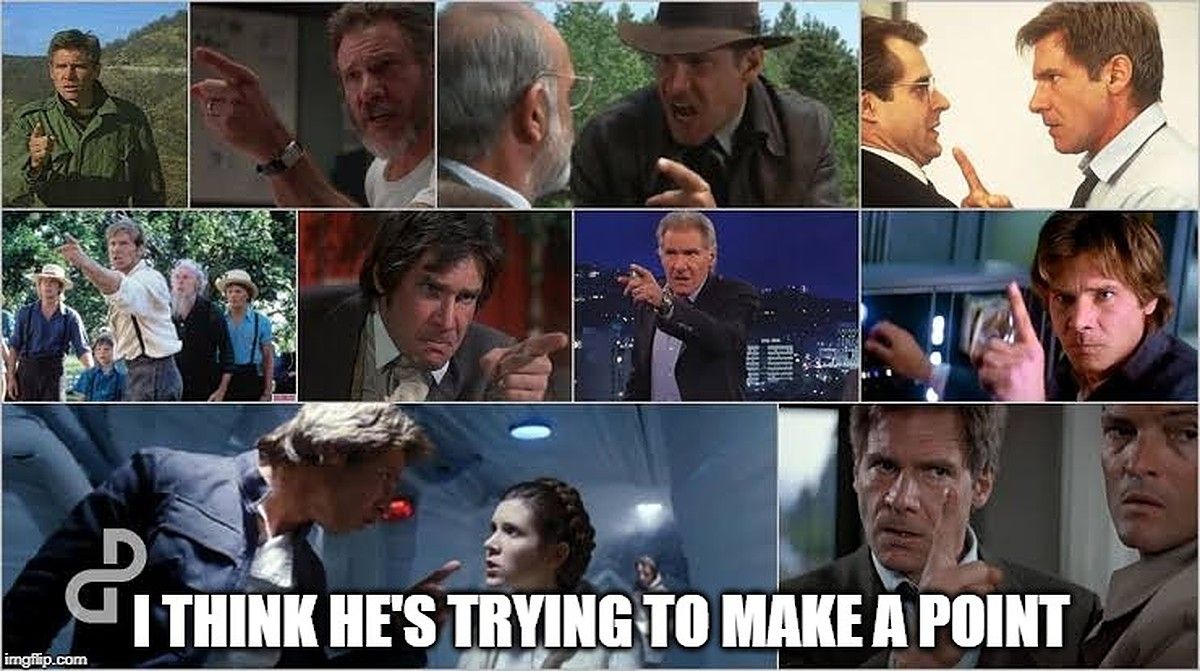 Harrison Ford: 10 Hilarious Memes Of Hollywood's Favorite Stoic
