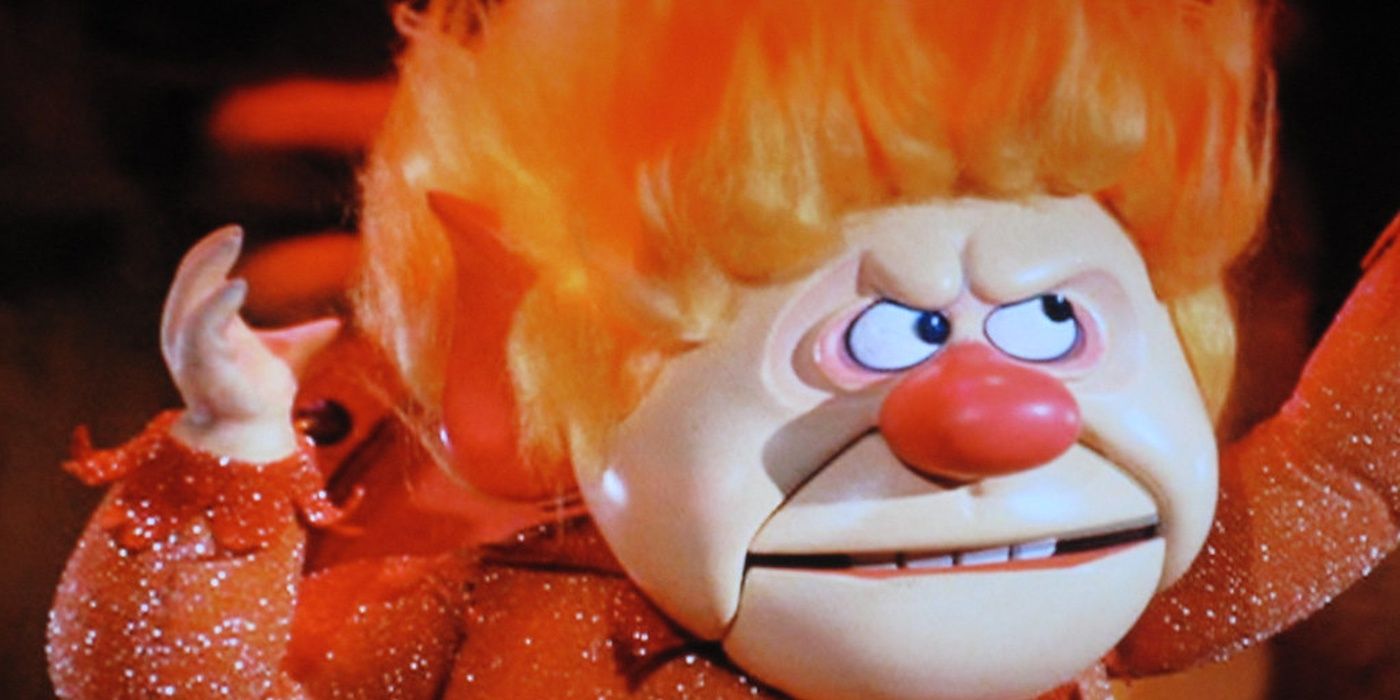 Heat Miser looks on angrily from a Year Without Santa Claus 