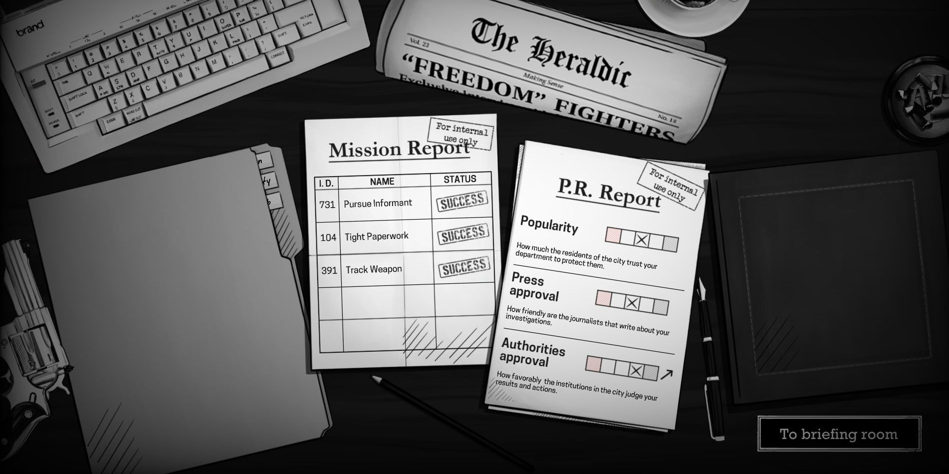 The detective&rsquo;s office in Interrogation: You will be deceived