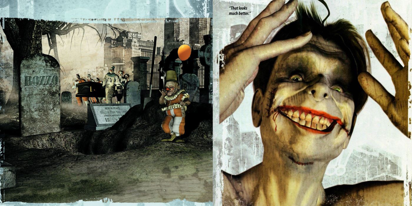 Joker Comic Clown at Midnight Cover