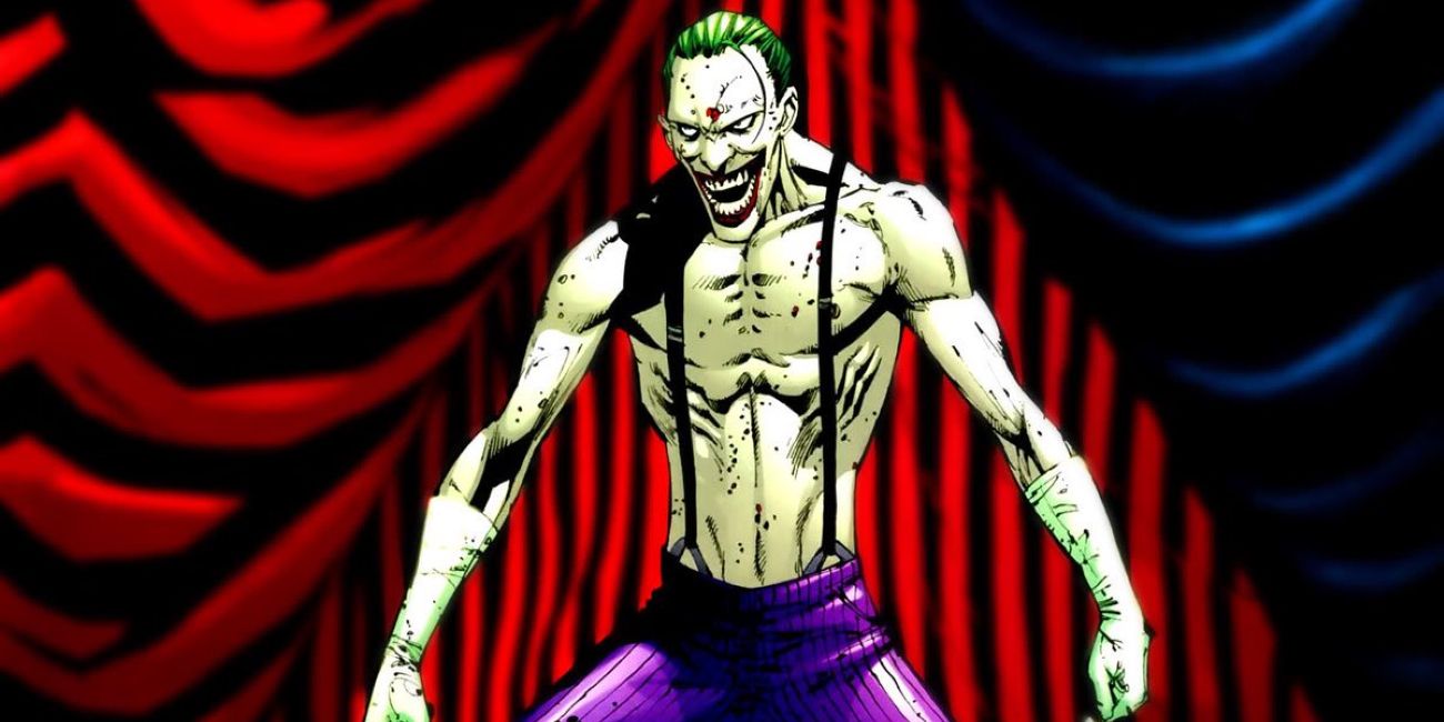 Joker in Suspenders Comic Art
