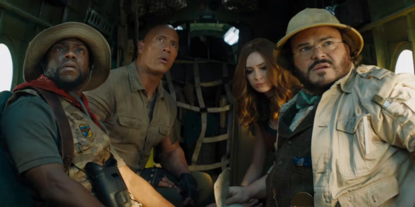 Jumanji 2 airplane