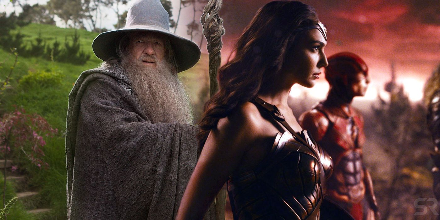 Justice League and Lord of the Rings Gandalf