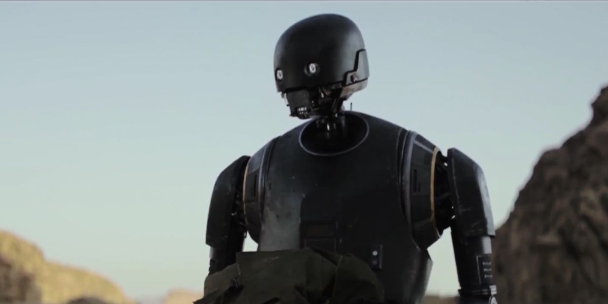 K2SO in the middle of the desert in Rogue One