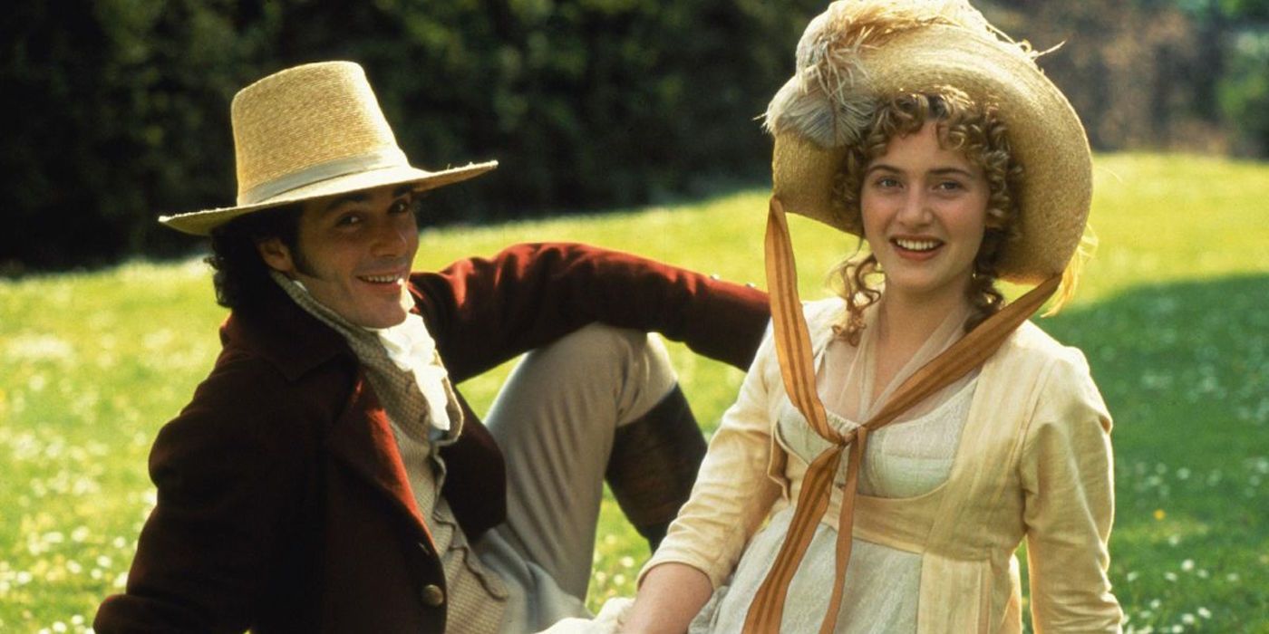 Willoughby and Marianne at a picnic in Sense and Sensibility