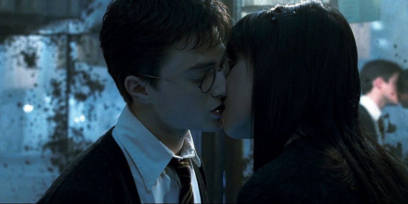 Harry kisses Cho