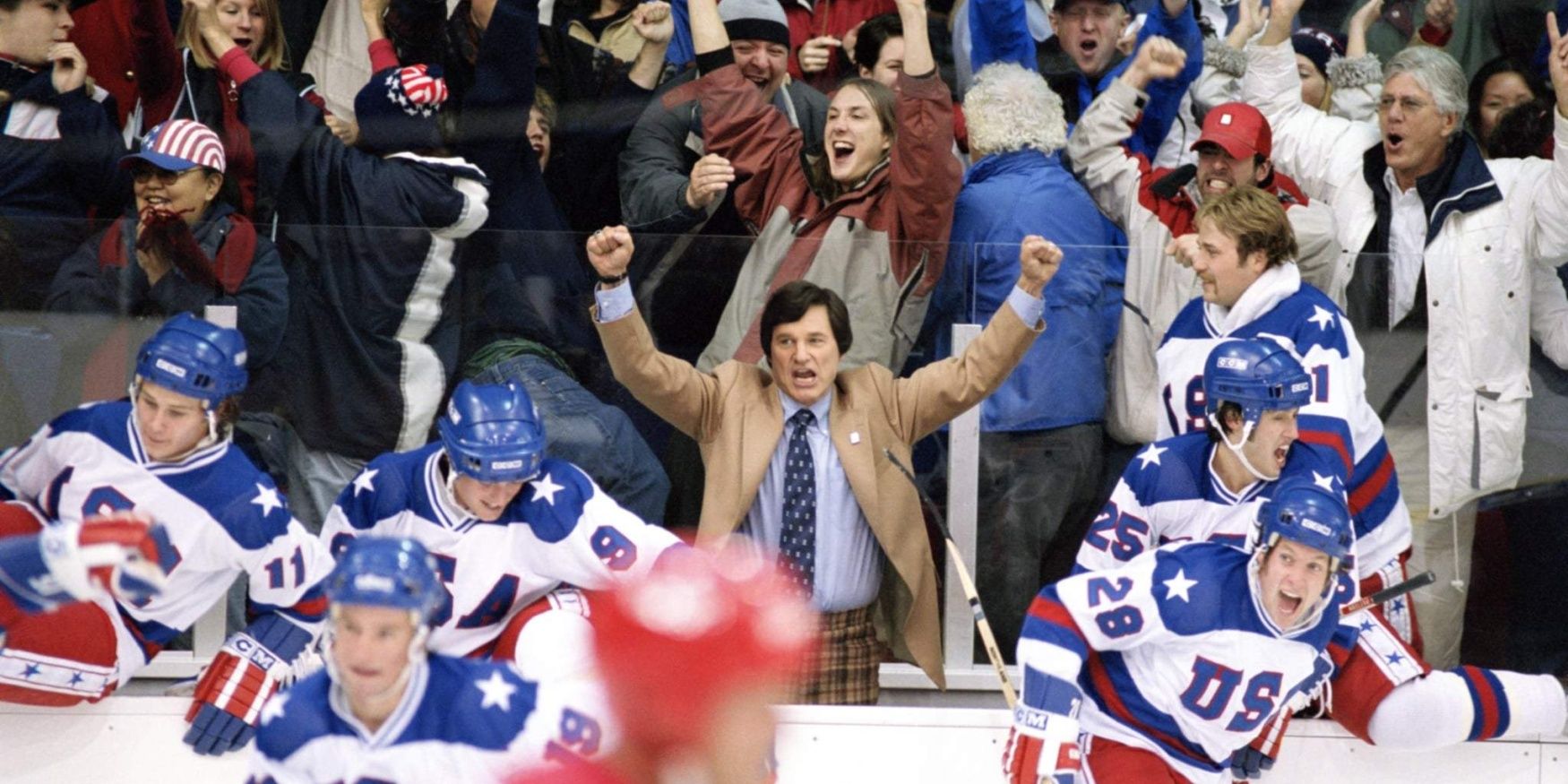 Kurt Russell plays the 1980 US Olympic Hockey Teams head coach in Miracle