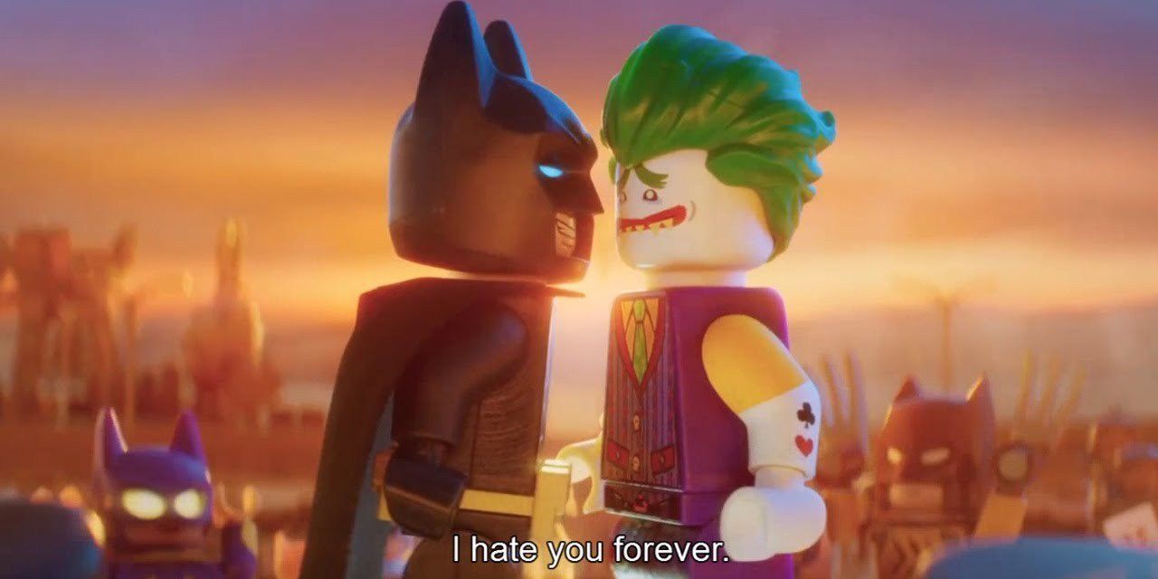 Joker and Batman come face to face in The LEGO Batman movie