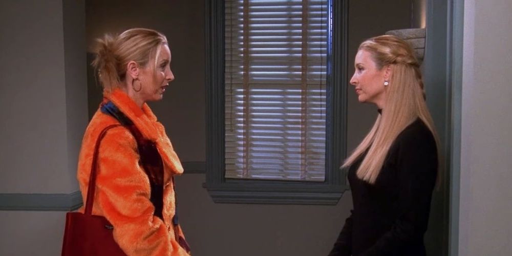 Phoebe talks to Ursula in Friends.