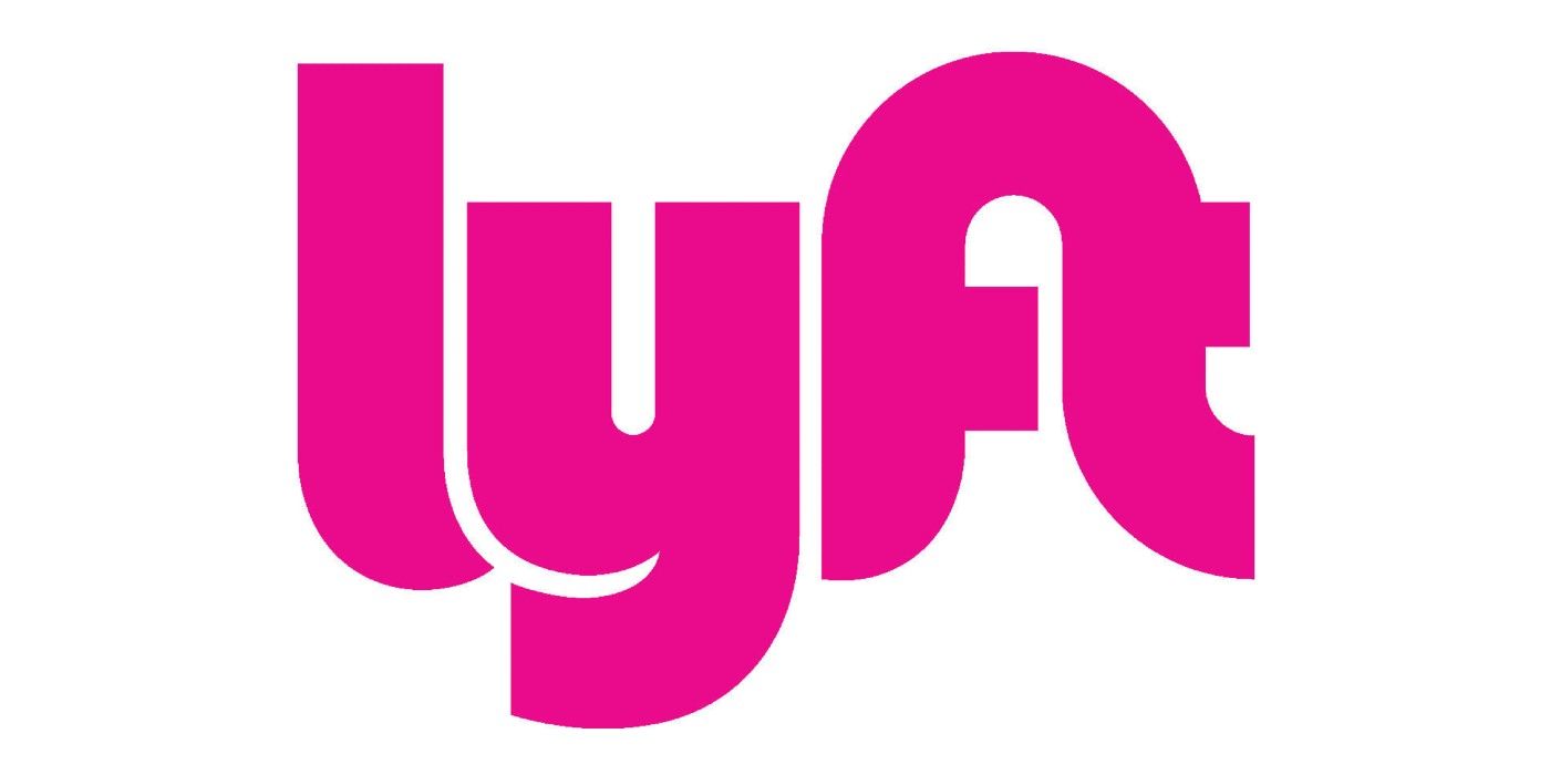 Lyft Logo Pink White