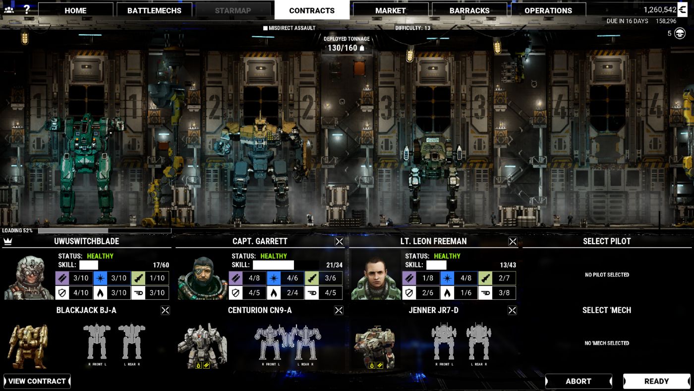 MechWarrior 5 Mission Load