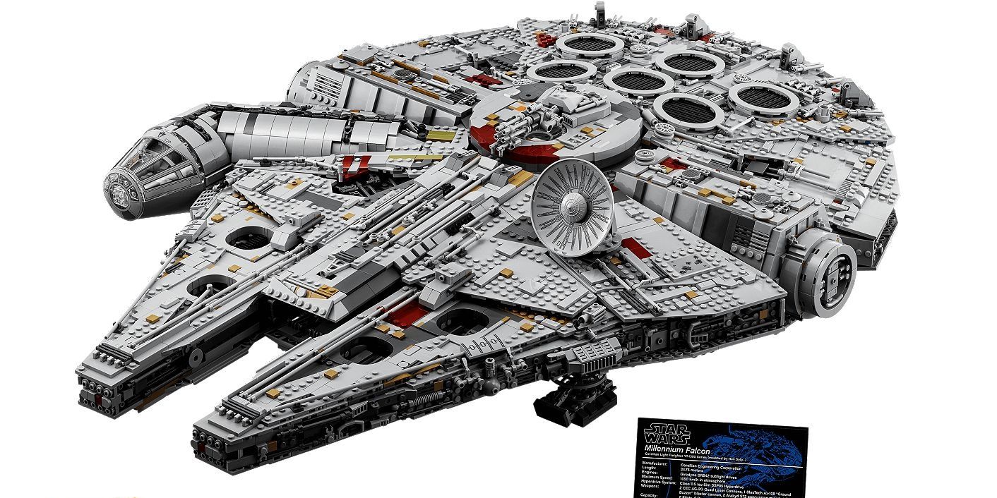 Millennium Falcon Star Wars lego set 75192 7541 pieces 2017 Lego