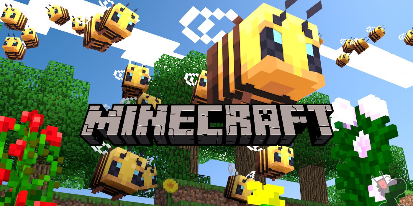 Minecraft Bees Saving World
