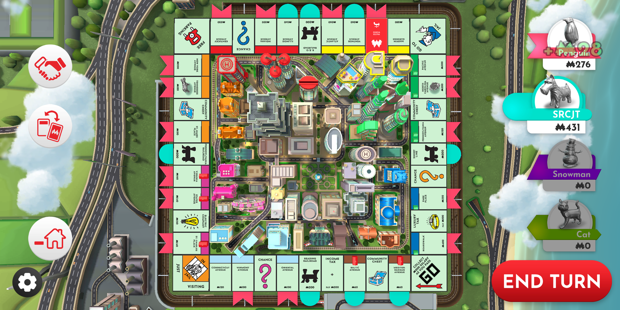Monopoly Board Filled Up Game Mobile