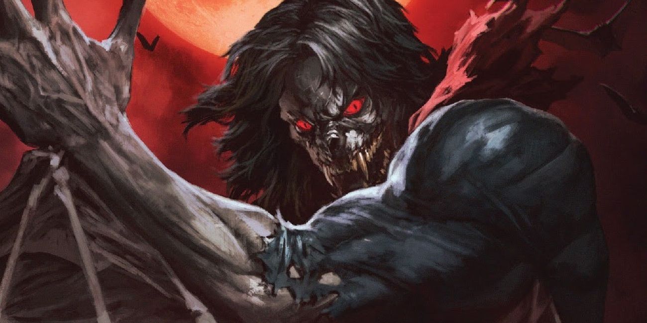 Artwork showing Morbius the living Vampire