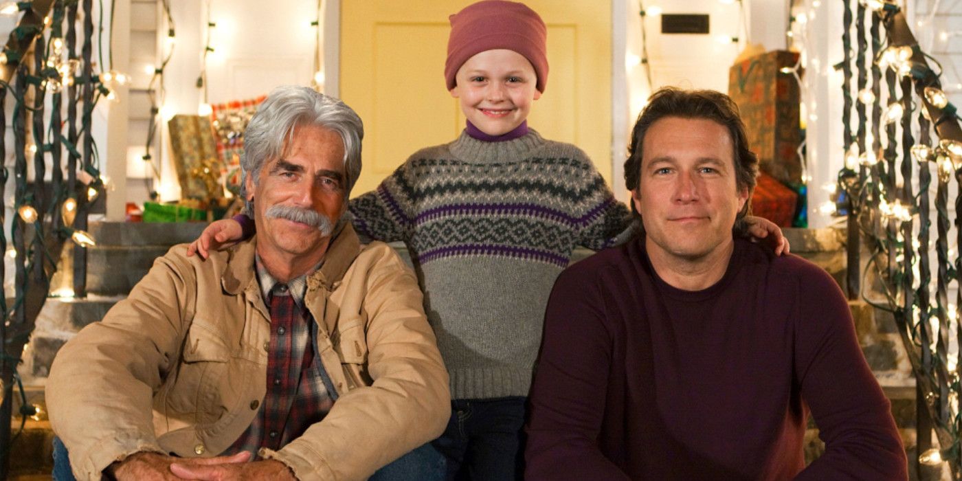 Sam Elliot, Max Charles, and Jon Cohn Corbett in November Christmas