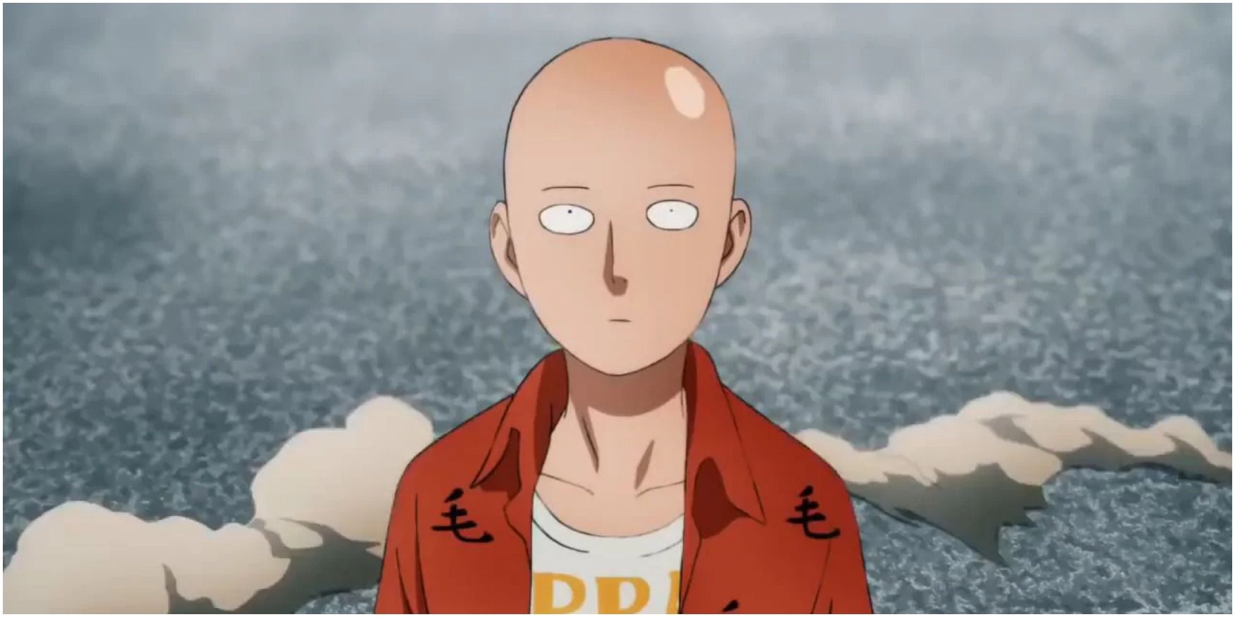 One-Punch Man follows a person who can defeat anyone in one punch (hence the name)