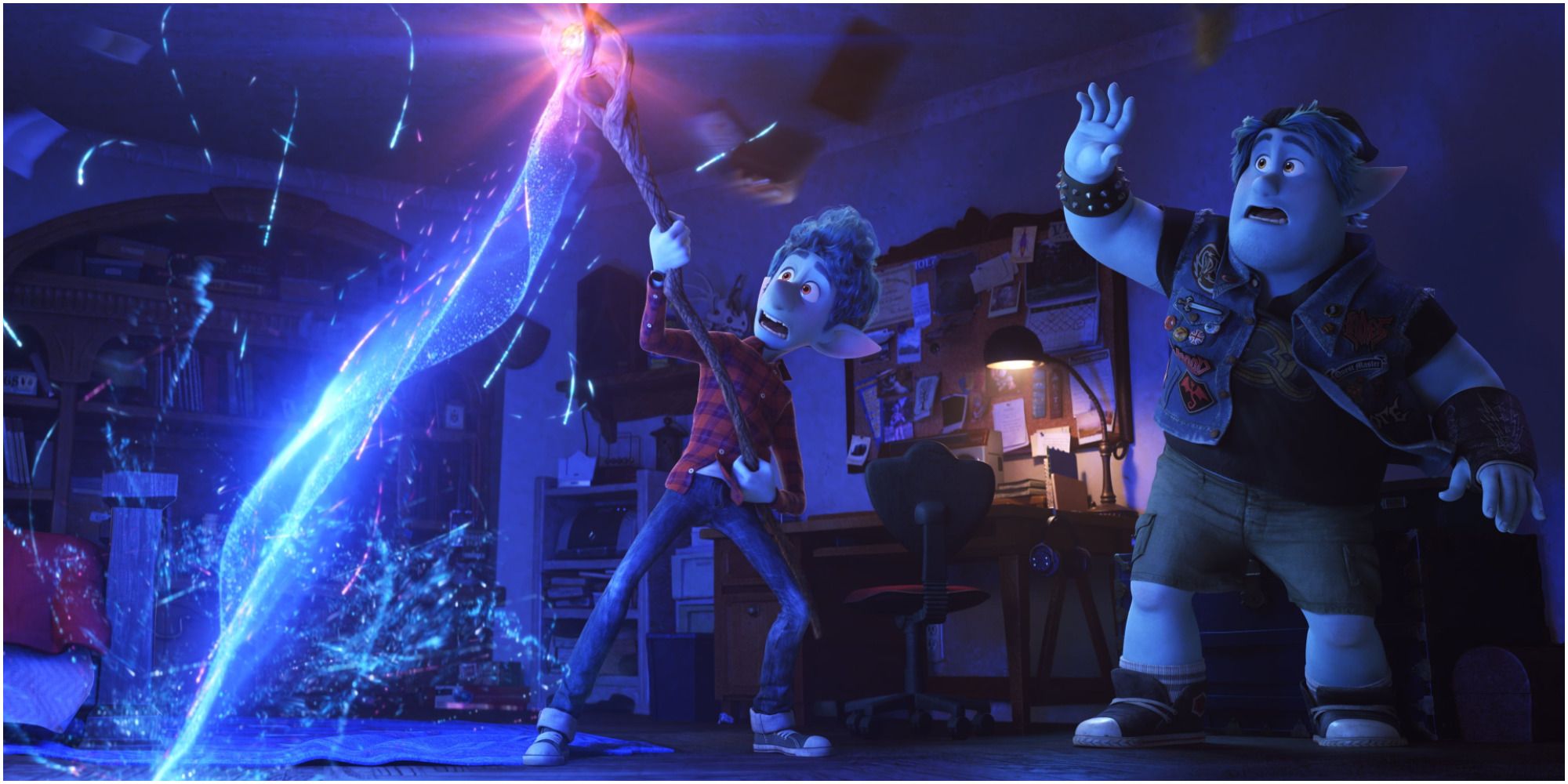 Tom Holland and Chris Pratt star as Ian and Barley Lightfoot in Pixar's Onward