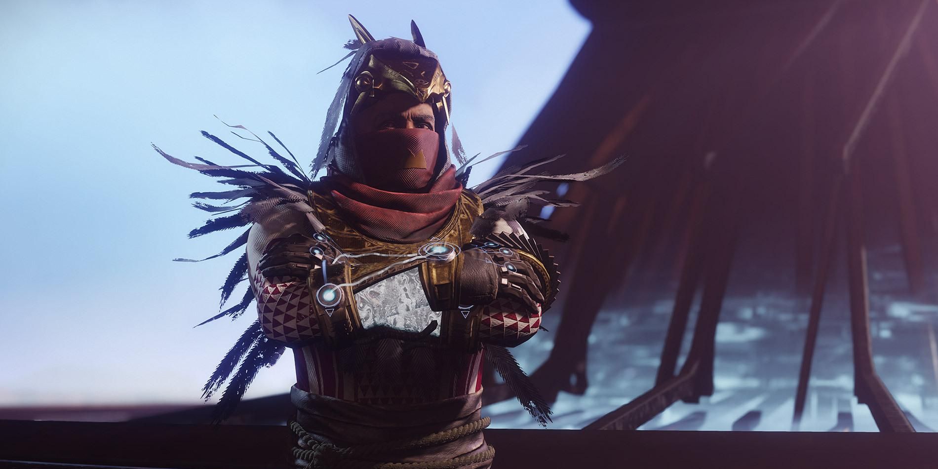 Speaking to Osiris at the Sundial in Destiny 2