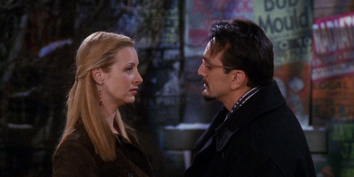 Lisa Kudrow as Phoebe and Hank Azaria as David in Friends.