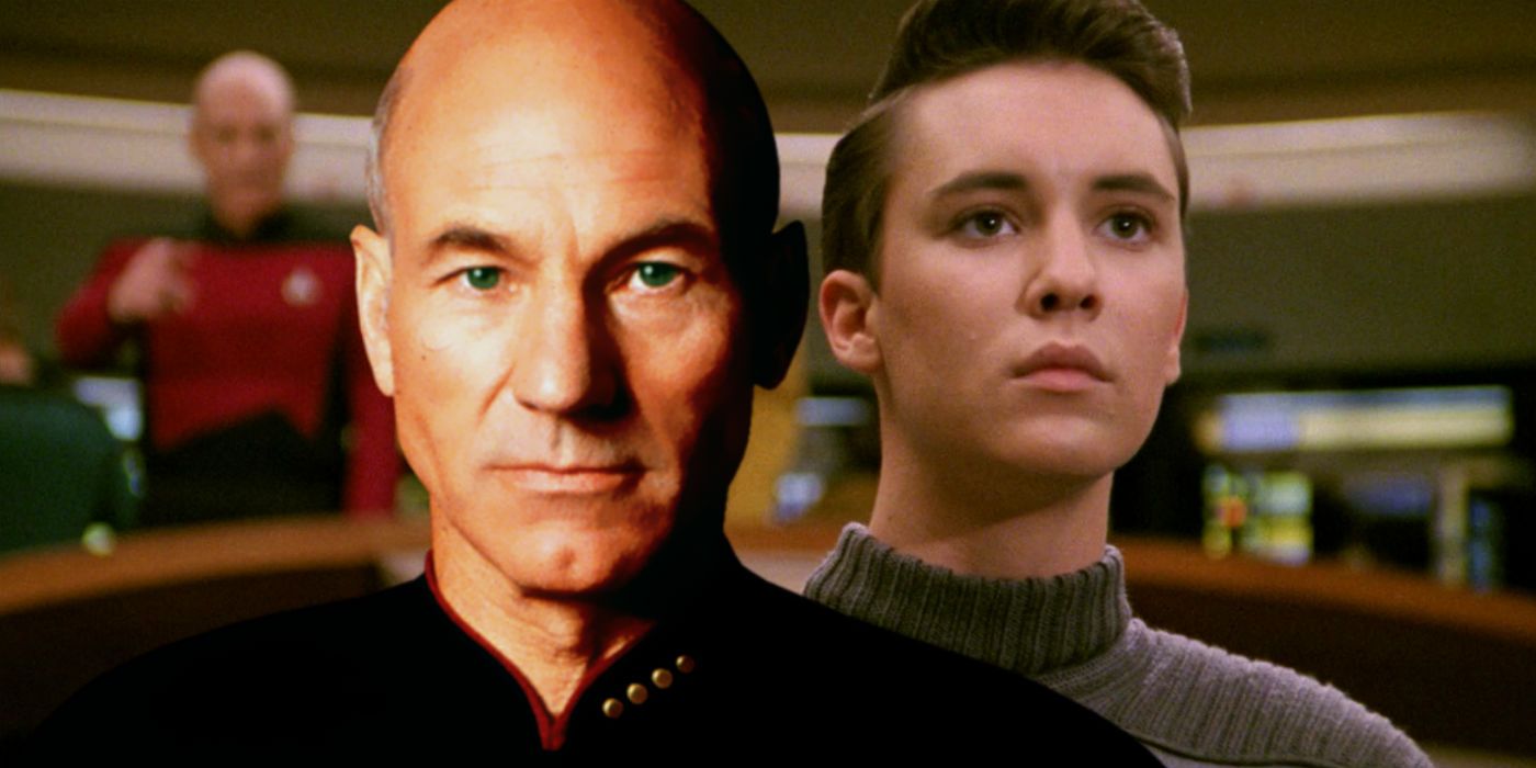 Picard and Wesley Crusher