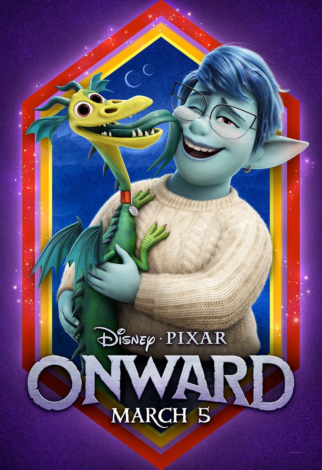 Pixar Onward Laurel character poster